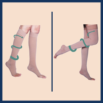 Choose Best Knee Length vs. Thigh High Compression Stockings