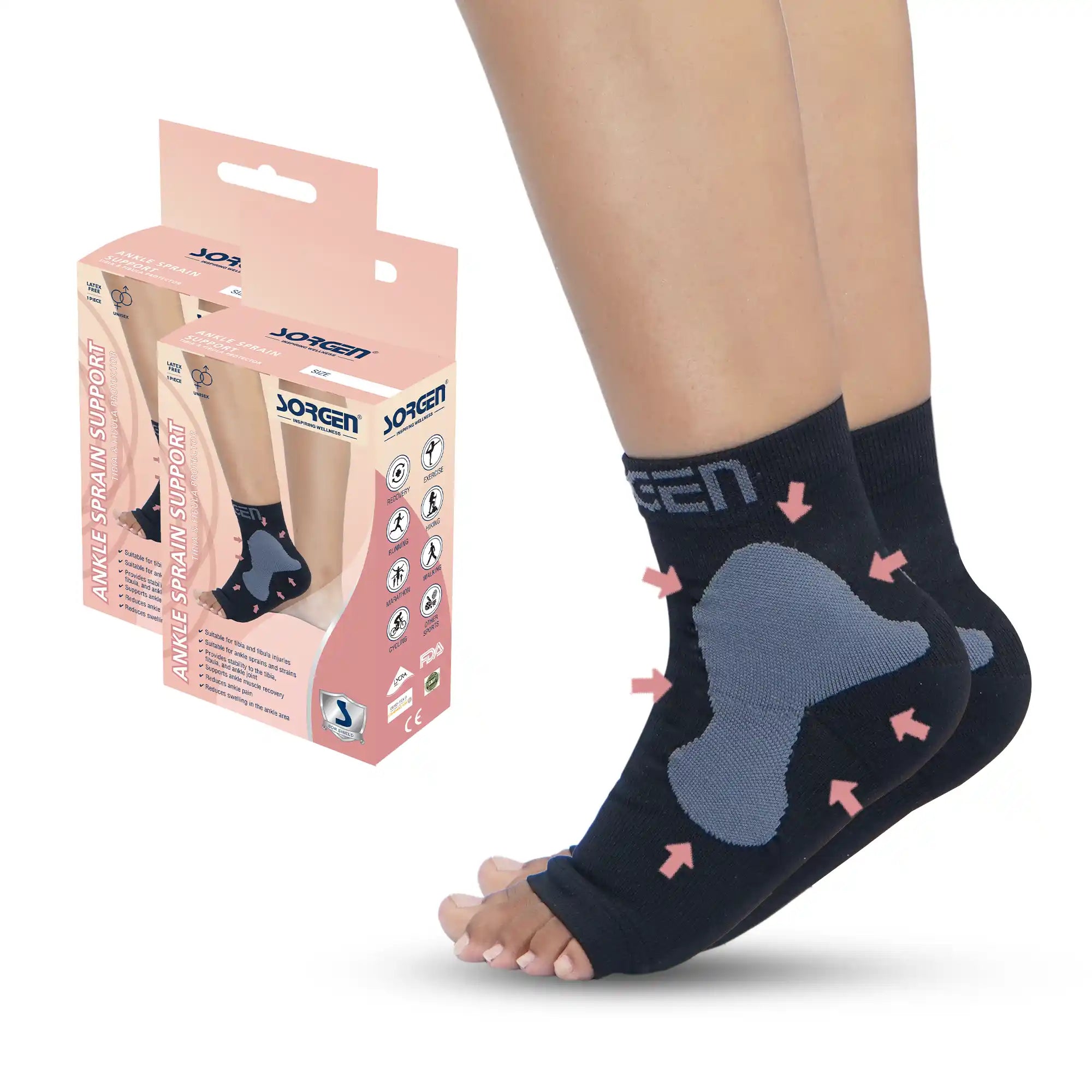 ankle support for sprain