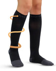 Sorgen® Copper Infused Compression Socks | Travel | Maternity | For Everyday Wear Black