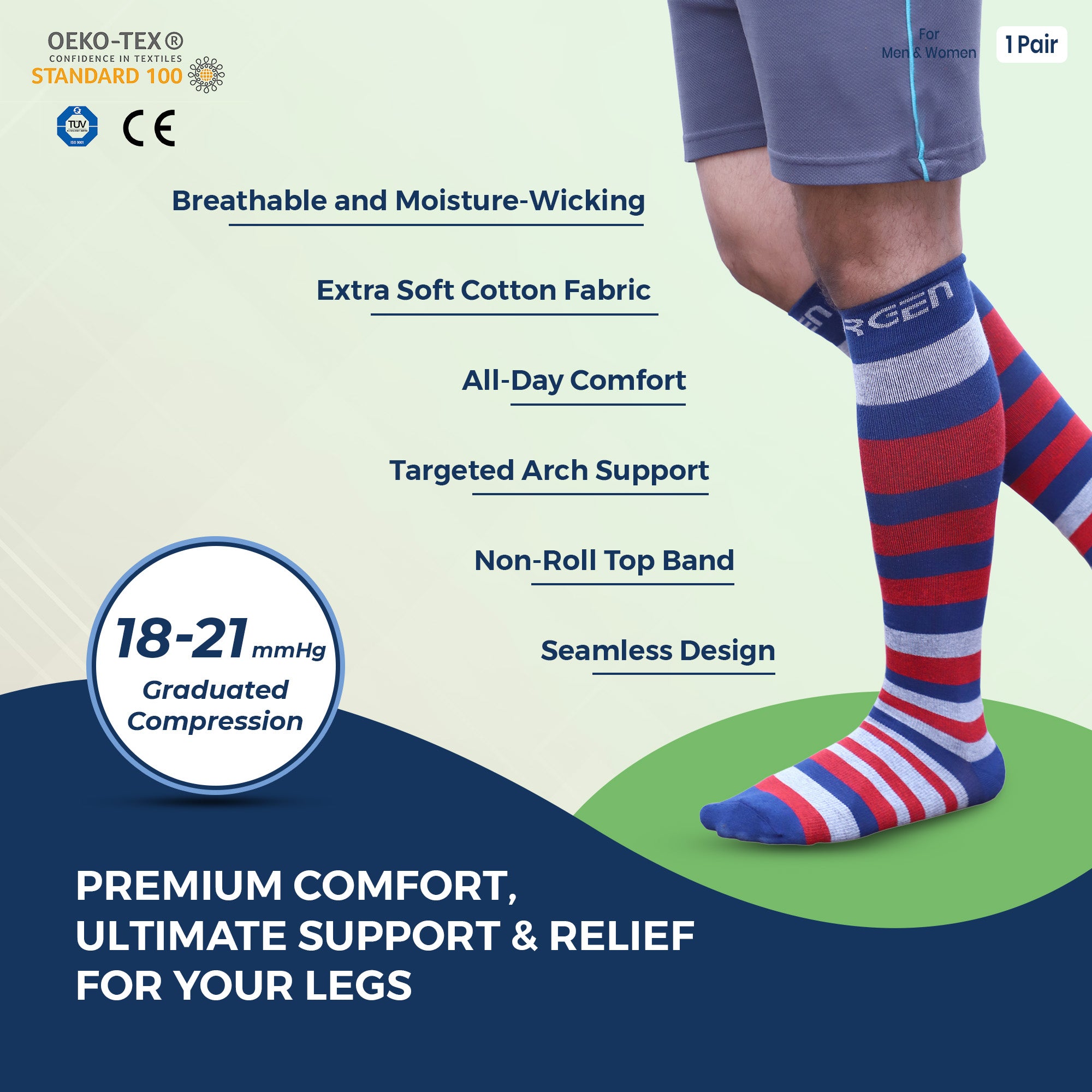 Sorgen┬о Premium Cotton Compression Socks - Sorgen.Co