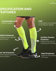 Sorgen® Compression Neon Green Sports Socks