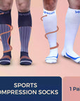 compression sports socks