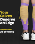 Sorgen® Performance Calf Sleeves Energetic Purple