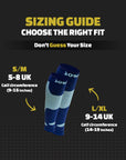 Sorgen® Performance Calf Sleeves Navy Blue