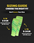 Sorgen® Performance Calf Sleeves Neon Green
