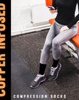 Sorgen® Copper Infused Compression Socks | Travel | Maternity | For Everyday Wear Black