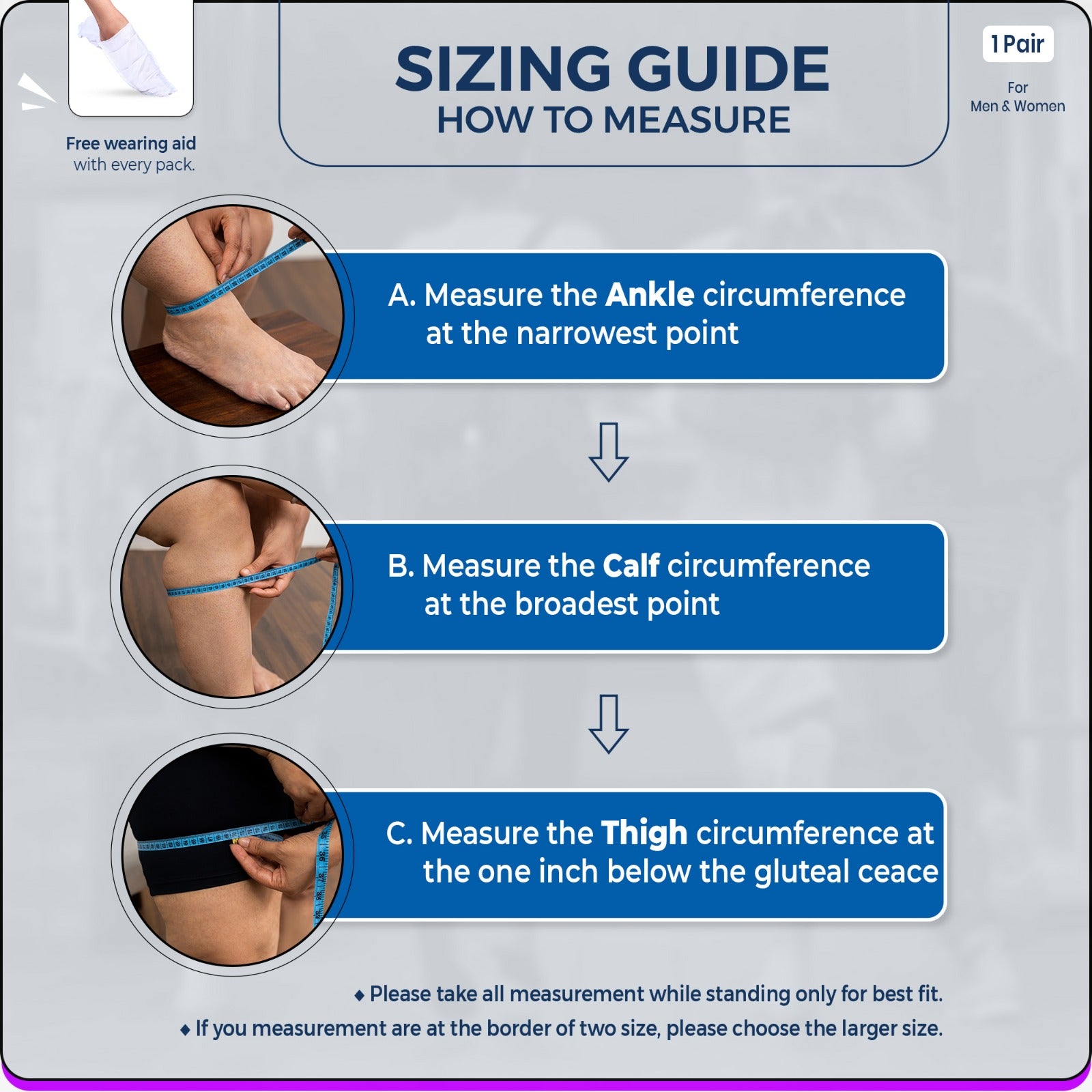 Sorgen® Class 2 Compression Stocking for Vericose Veins - Knee/Thigh Length