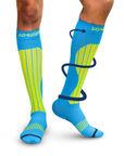 Sorgen® Compression Sports Socks Neon Blue