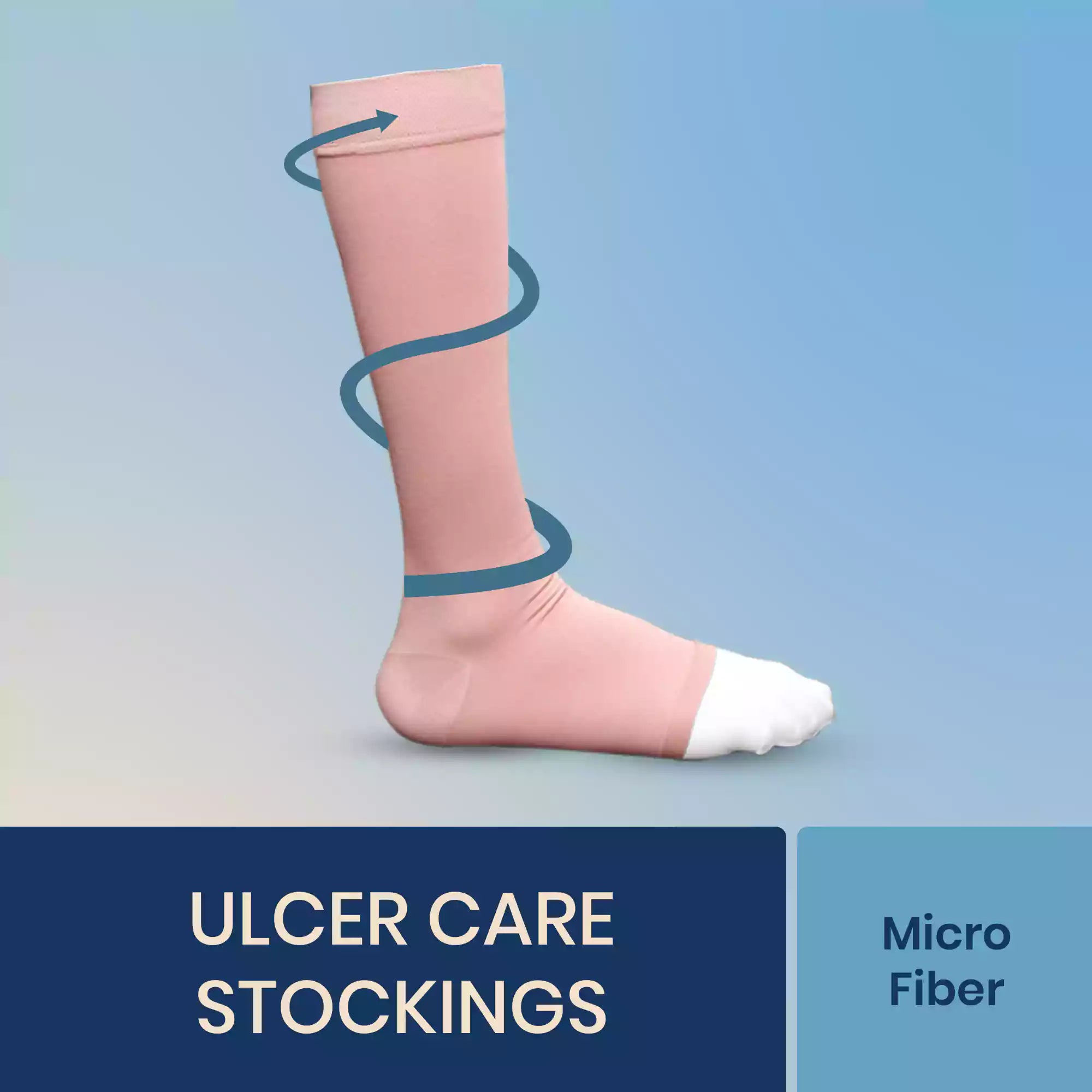 Sorgen Microfiber Medical Varicose Veins Stockings Class 2 Knee