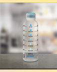 water bottle with measurements