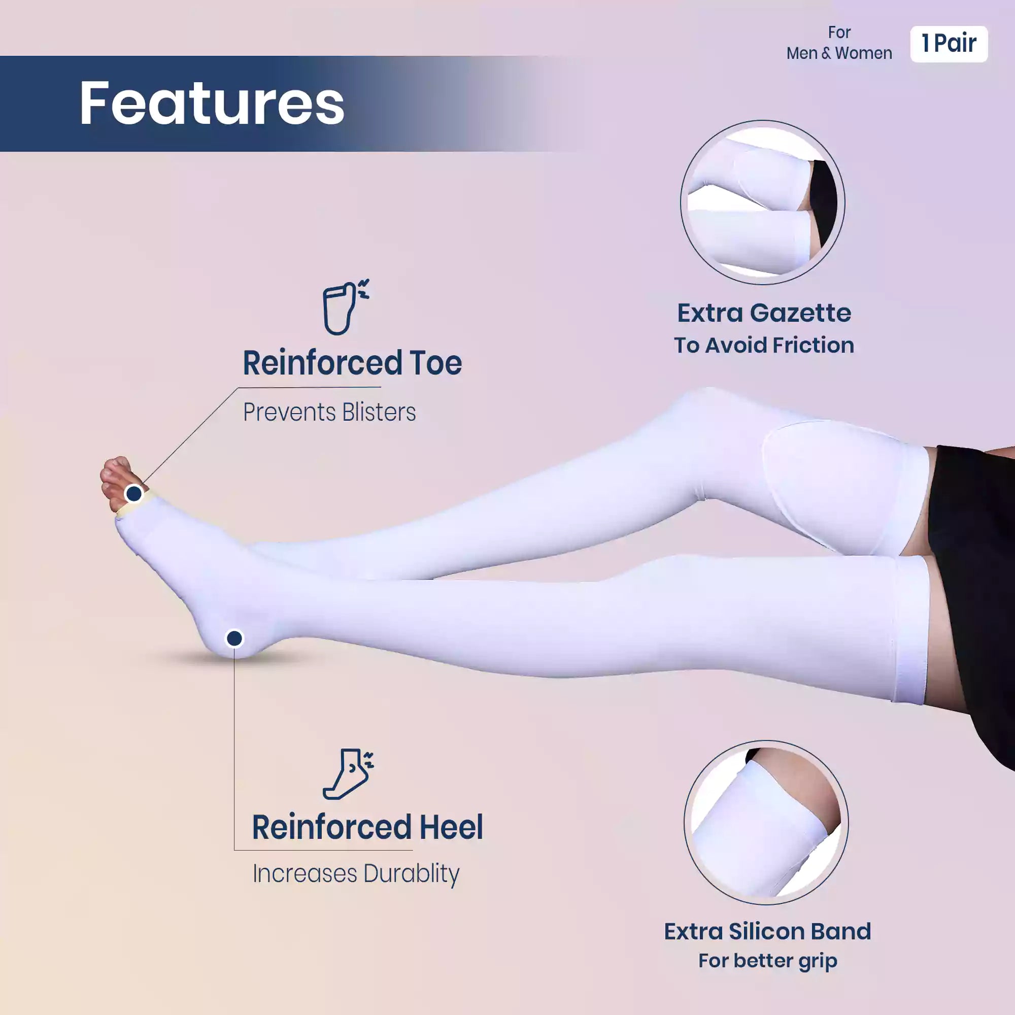 thigh high anti embolism stockings