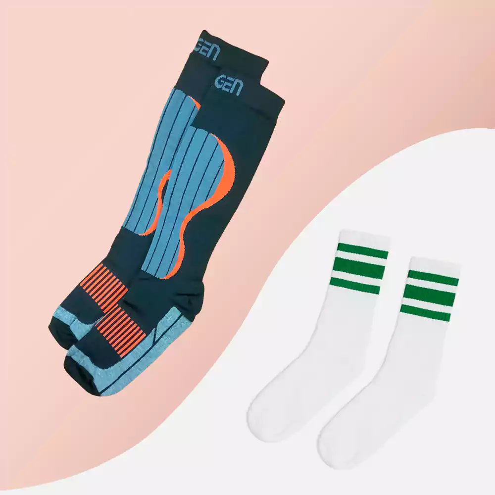 Sports compression socks vs Regular socks: which is better for athletic performance?