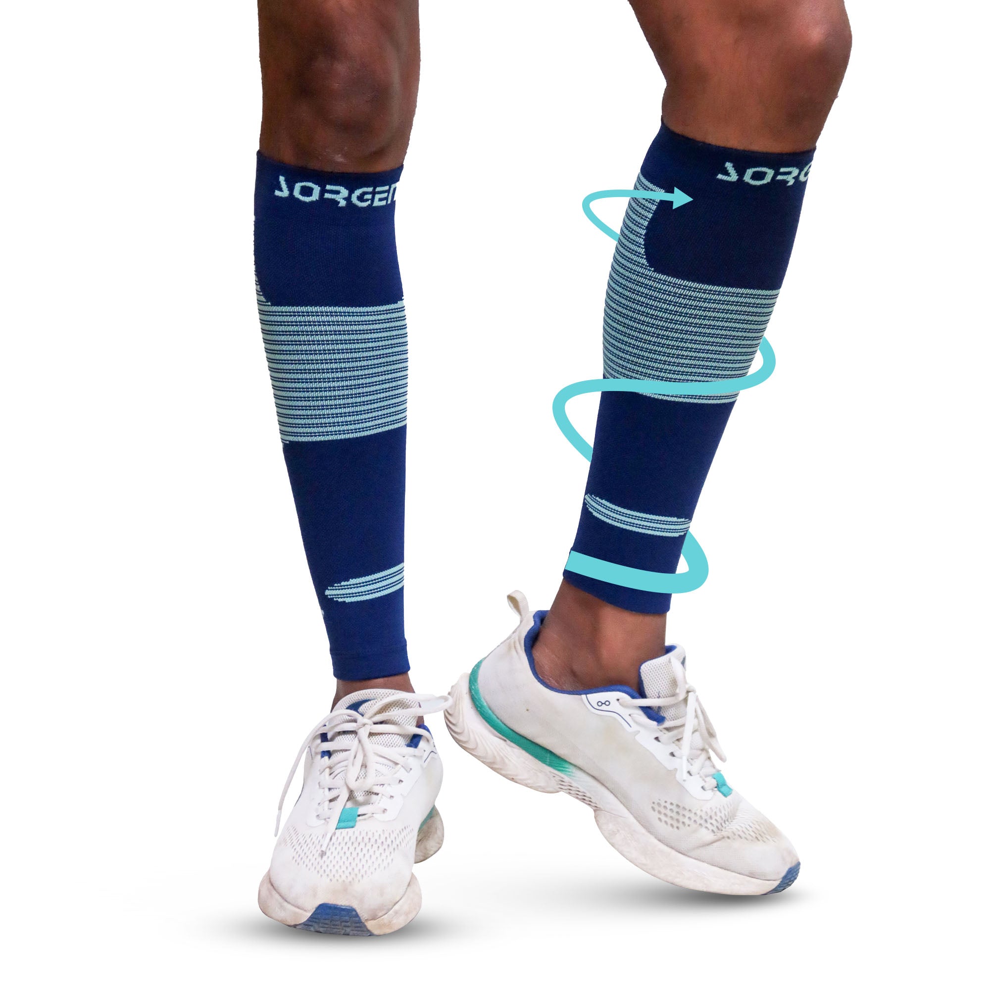 Sorgen® Performance Calf Sleeves Navy Blue