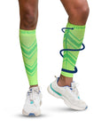 Sorgen® Performance Calf Sleeves Neon Green