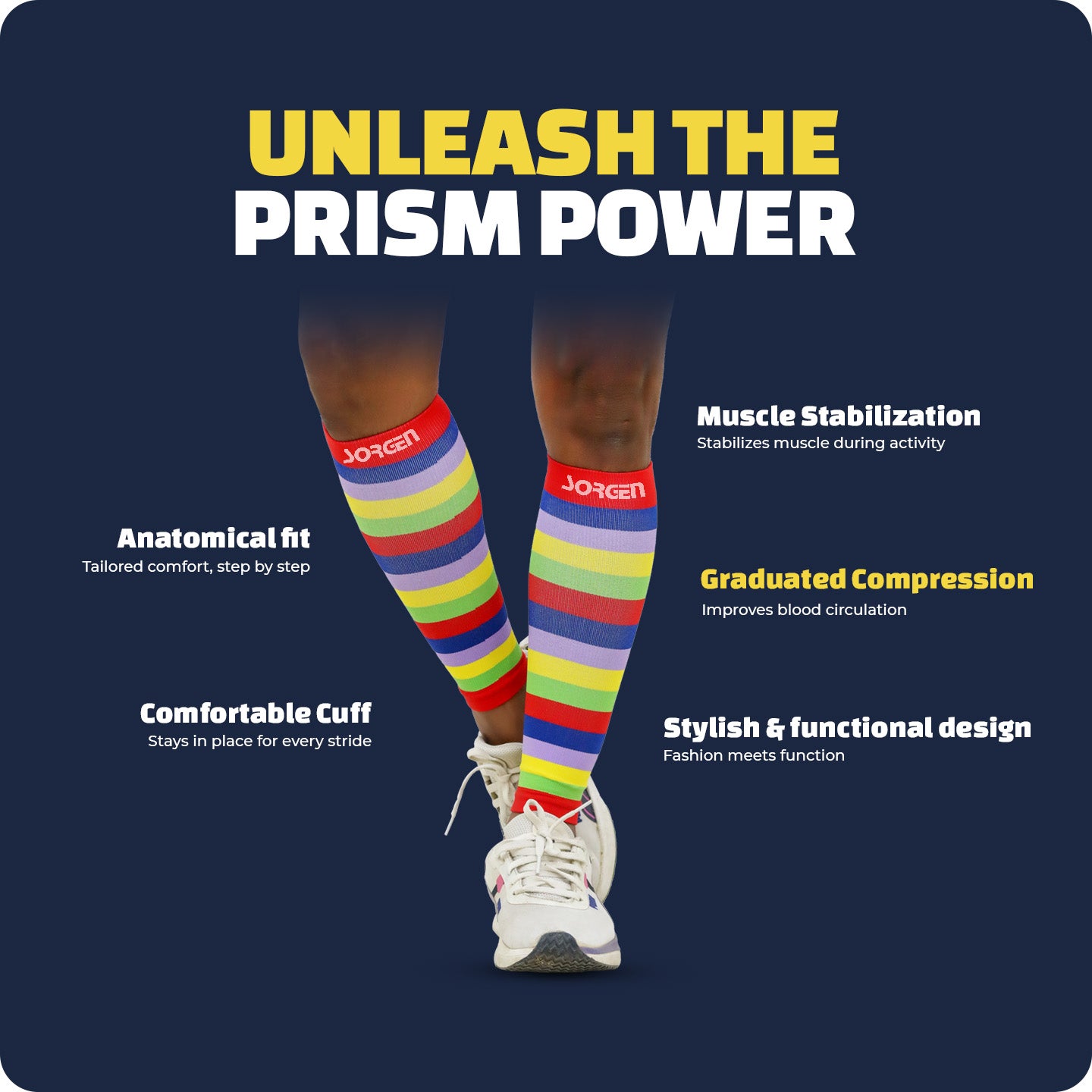Sorgen® Performance Calf Sleeves Prism Power