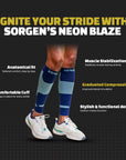 Sorgen® Performance Calf Sleeves Navy Blue