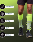 Sorgen® Compression Neon Green Sports Socks