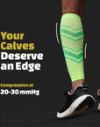 Sorgen® Performance Calf Sleeves Neon Green