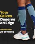 Sorgen® Performance Calf Sleeves Navy Blue