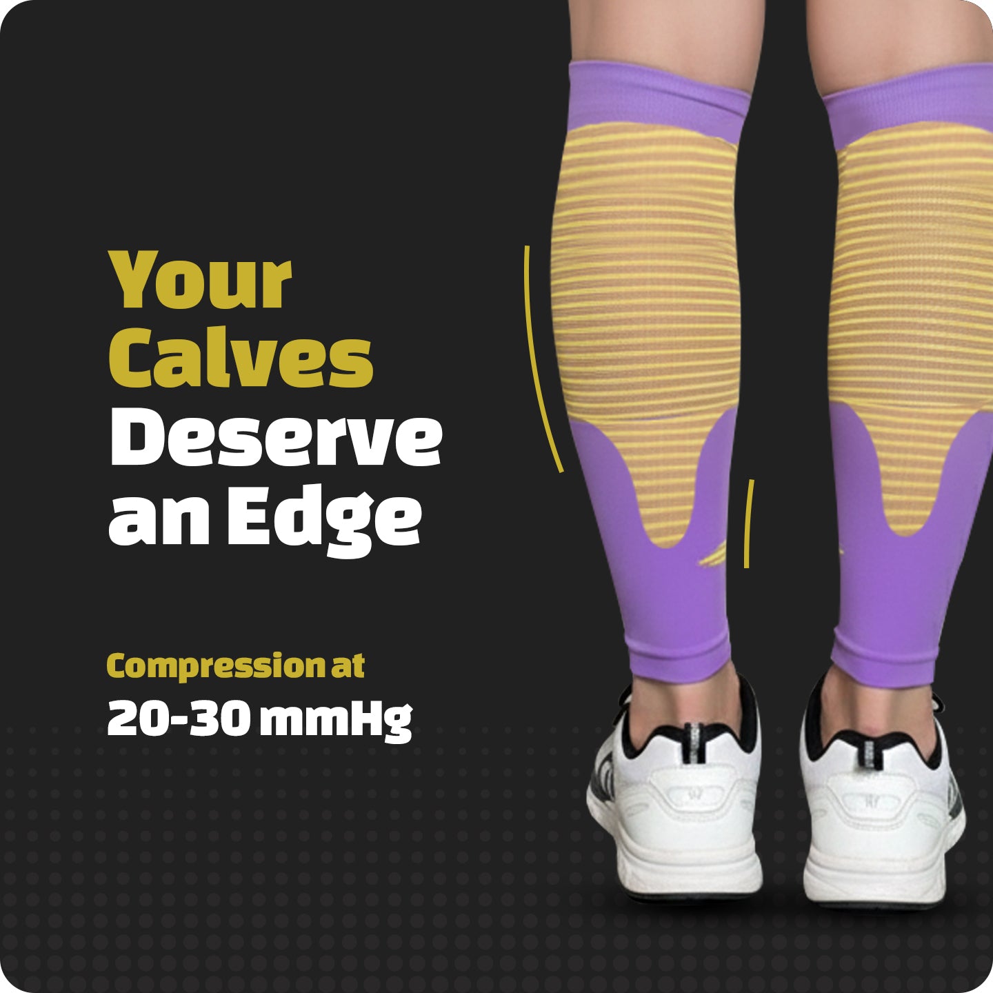 Sorgen® Performance Calf Sleeves Energetic Purple