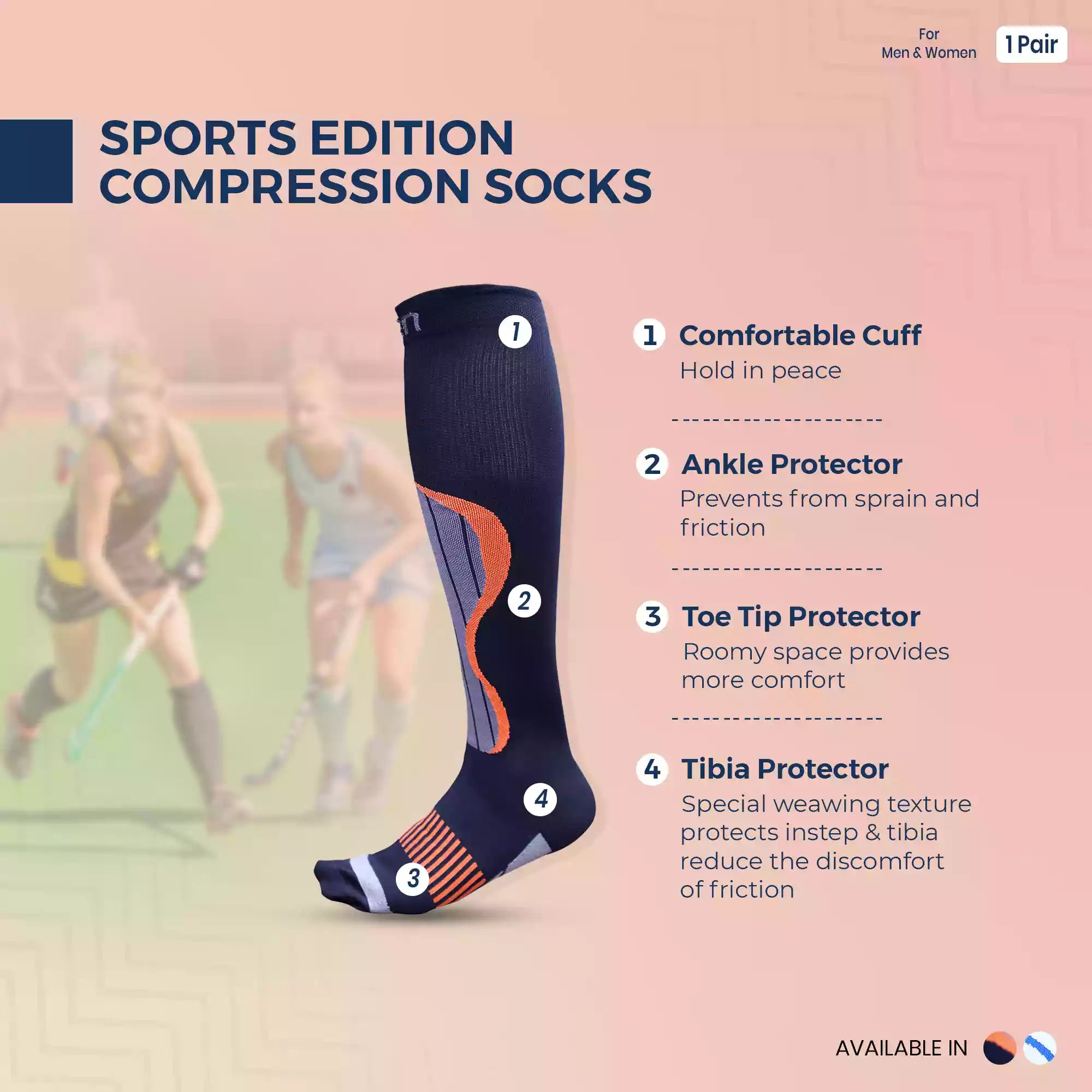 Just Rider Calf Compression Sleeve Socks X-Large-Black Knee Support - Buy  Just Rider Calf Compression Sleeve Socks X-Large-Black Knee Support Online  at Best Prices in India - Fitness, Boxing, Tennis, Running