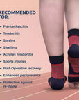 compression sleeve for foot and ankle