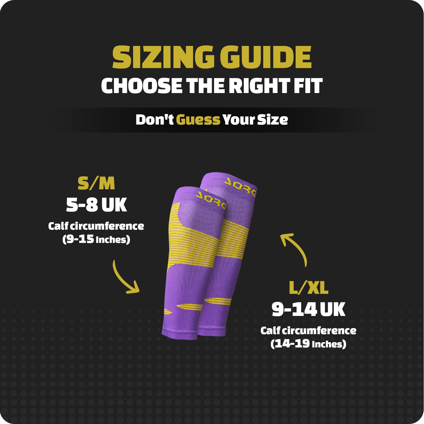 Sorgen® Performance Calf Sleeves Energetic Purple