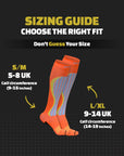 Sorgen® Compression Sports Socks Neon Orange