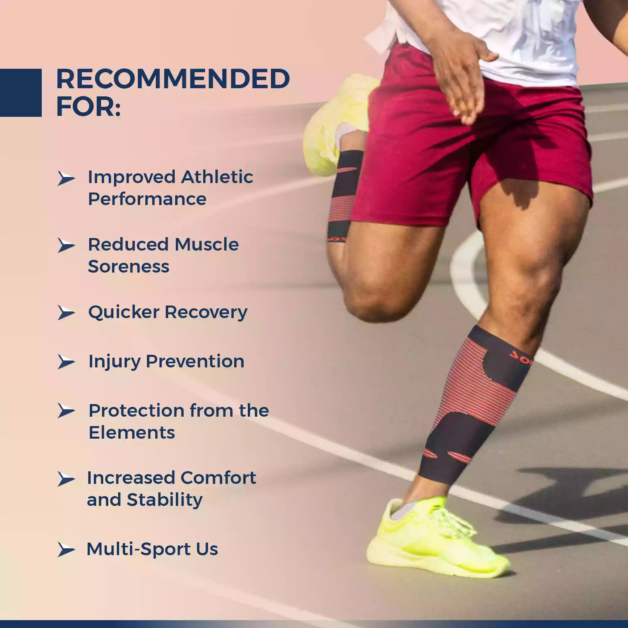 Heldig Calf Compression Sleeves, Relief Calf Pain, Calf Support Leg for  Recovery, Varicose Veins, Shin Splint, Running, Cycling, Sports Men Women 
