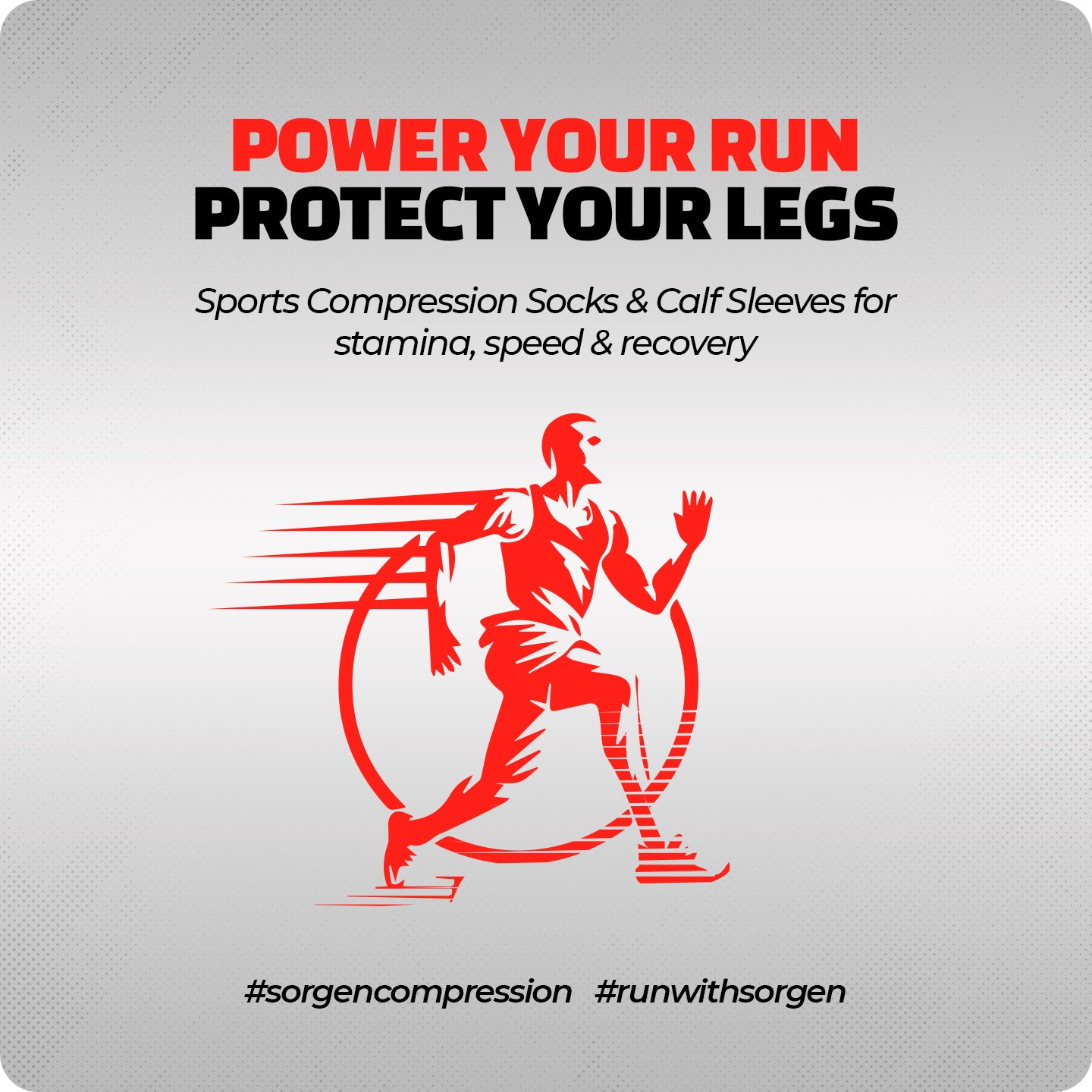 Sorgen® Compression Sports Socks Red Velocity