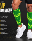 Sorgen® Performance Calf Sleeves Flip Neon Green