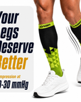 Sorgen® Compression Sports Socks Electric Green