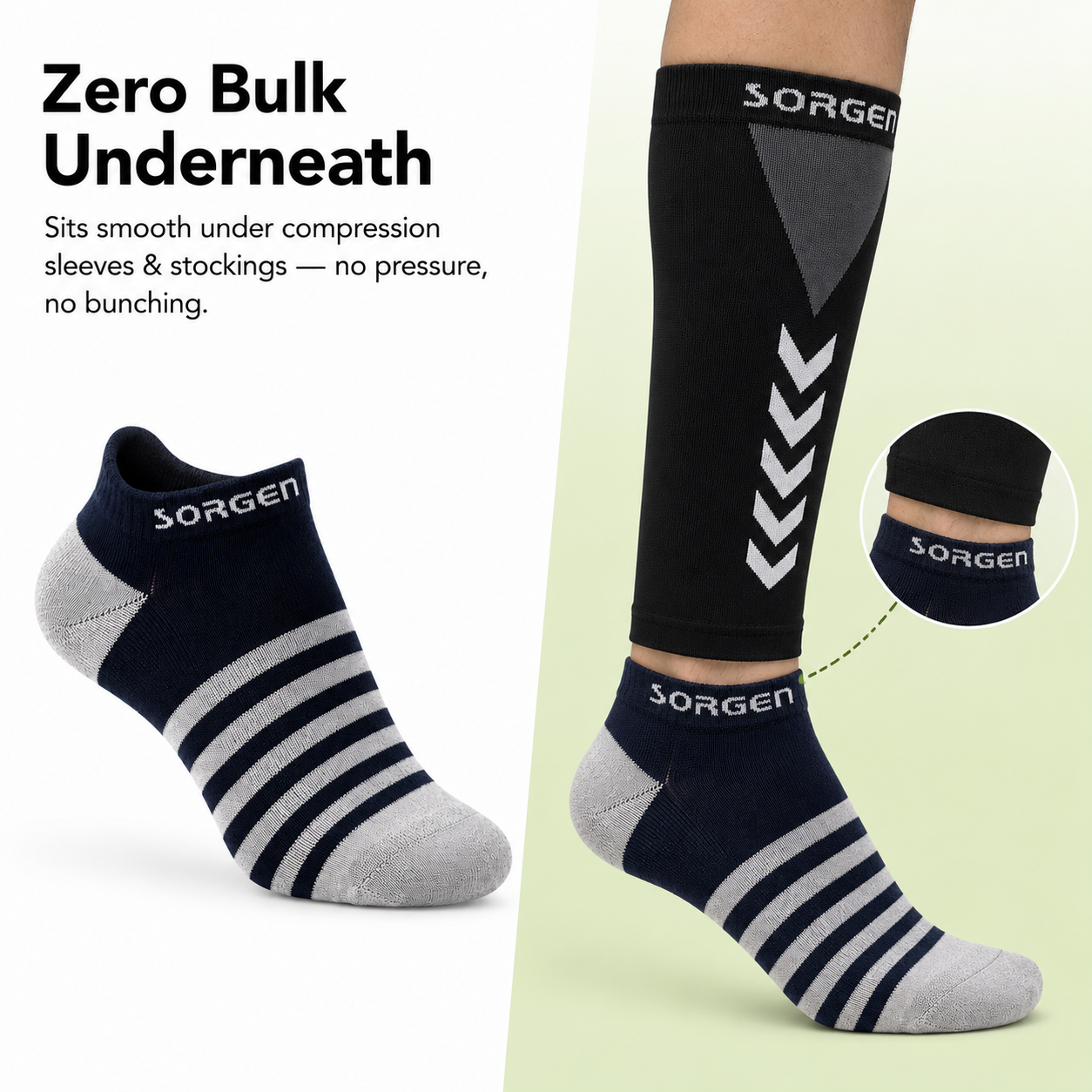Sorgen Bamboo Comfort Ankle Socks | Non-Compression