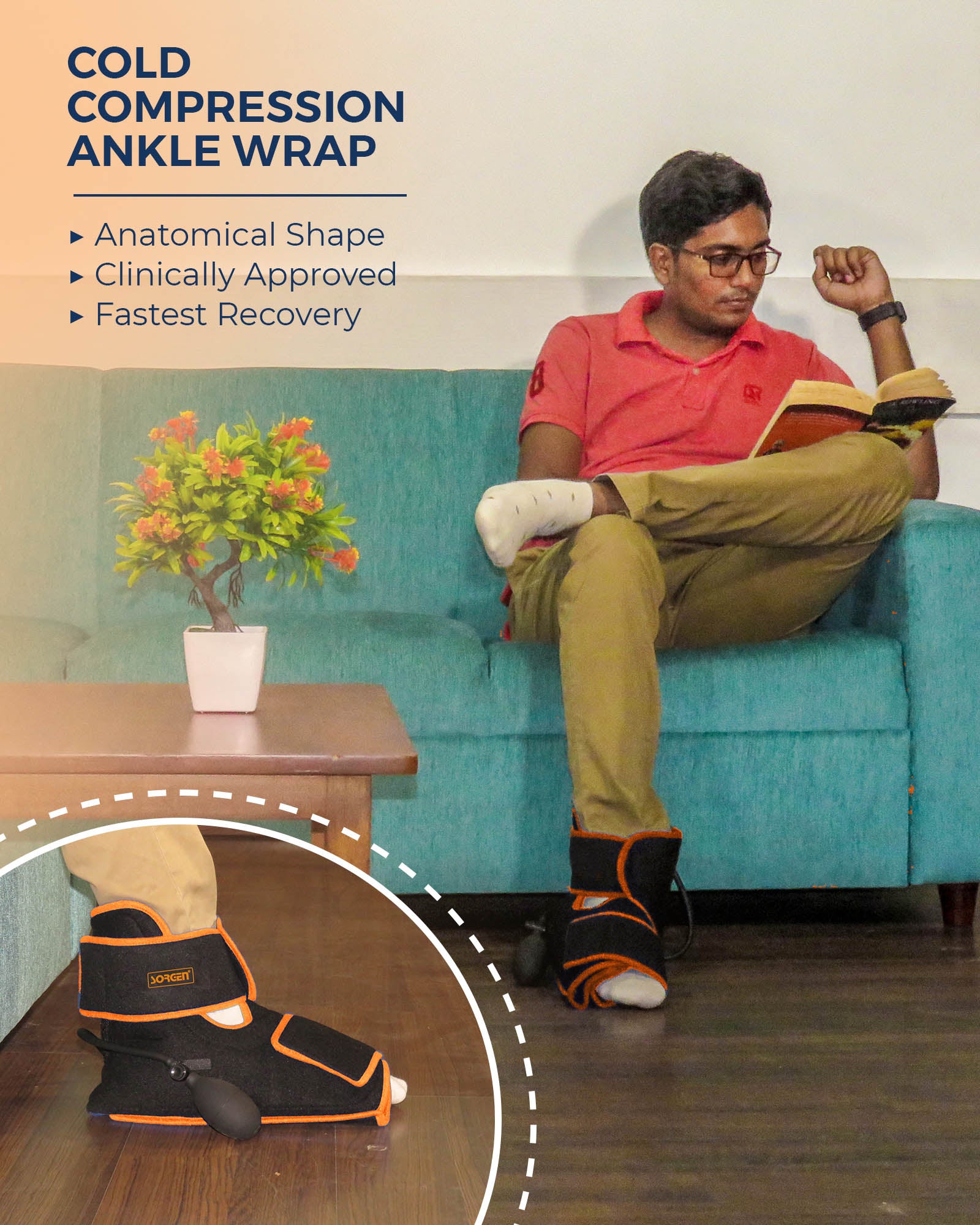 ankle compression wrap