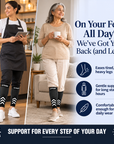 Sorgen® Copper Infused Graphite Black Calf Sleeves  | Travel | Maternity | For Everyday Wear (Copy)