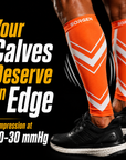 Sorgen® Performance Calf Sleeves Orange Blaze