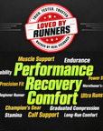 Sorgen® Performance Calf Sleeves Flip Neon Green
