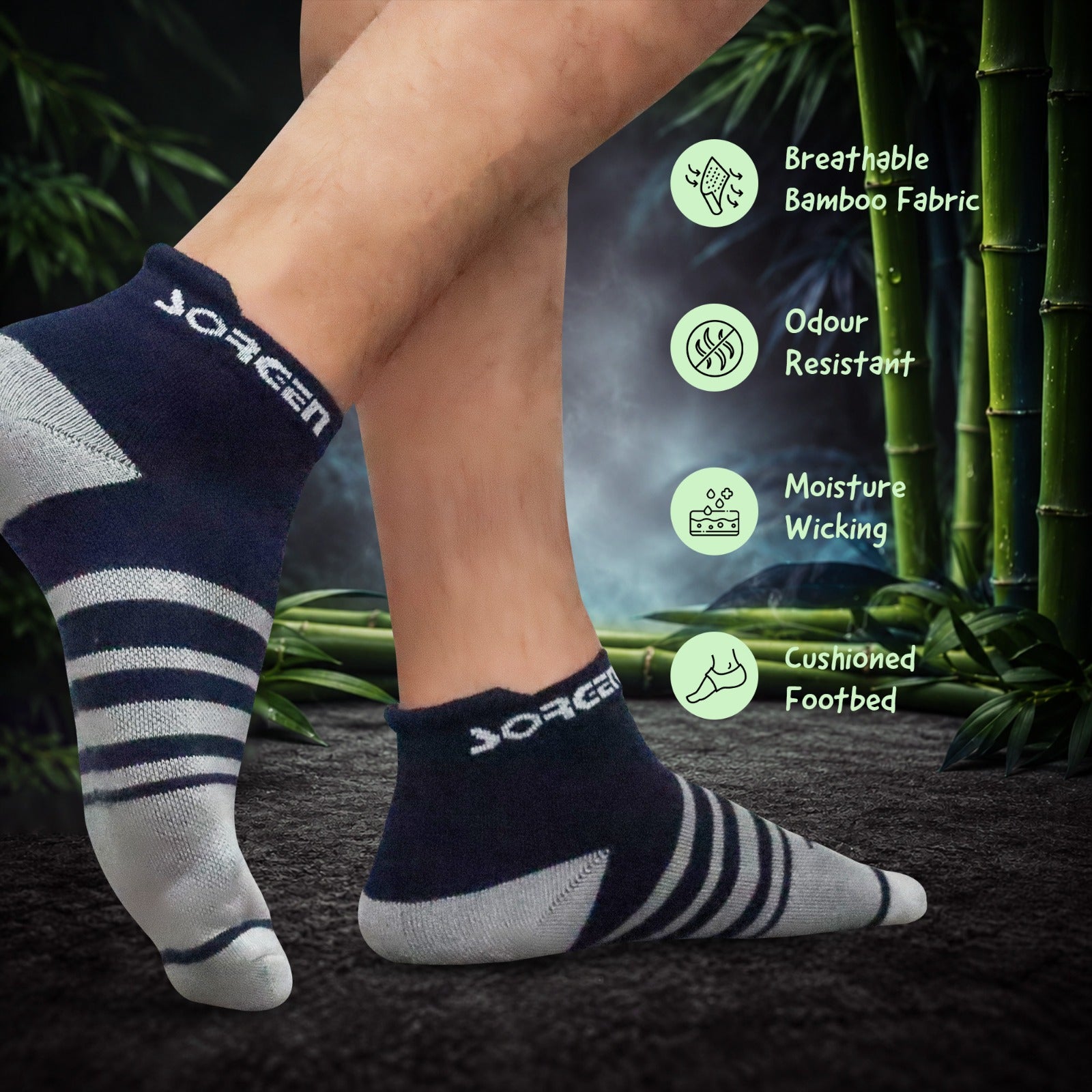 Sorgen Bamboo Comfort Ankle Socks