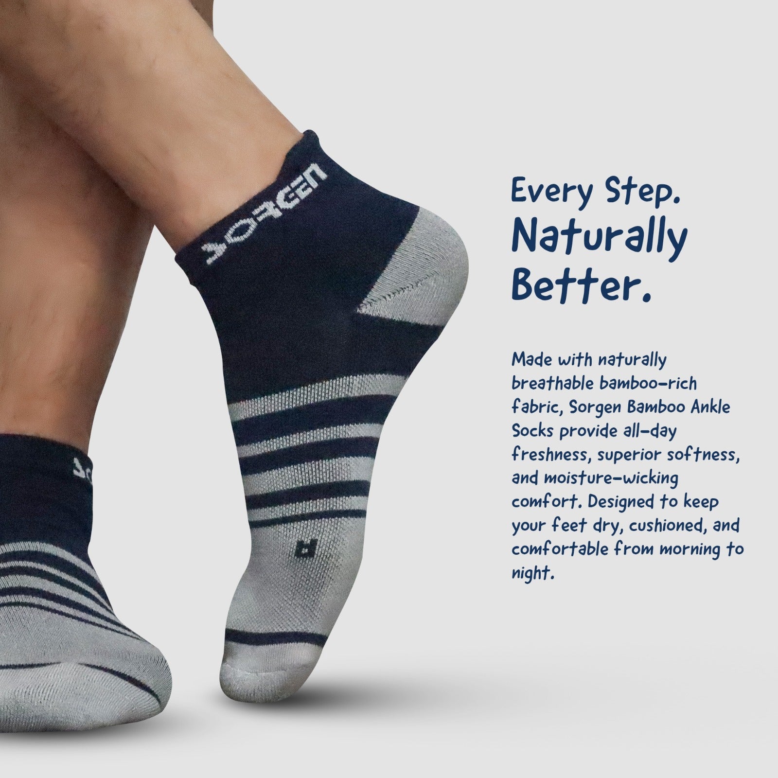 Sorgen Bamboo Comfort Ankle Socks