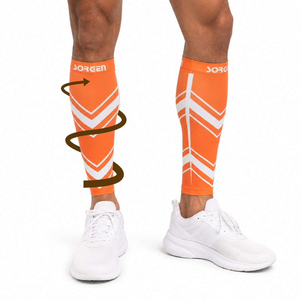Sorgen® Performance Calf Sleeves Orange Blaze