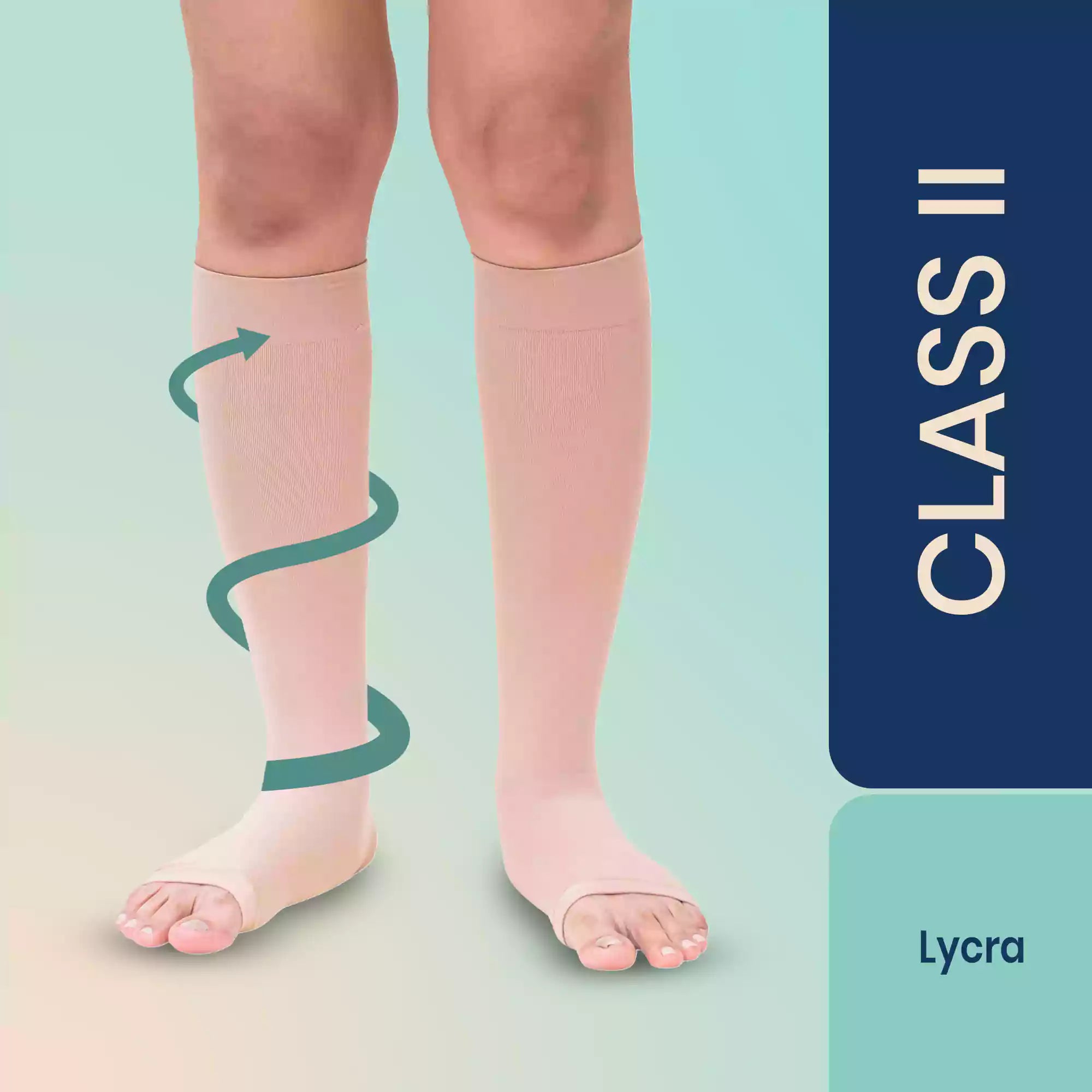 Sorgen Class II Classique Lycra Medical Compression Stockings for