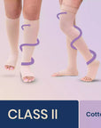 thigh high compression stockings